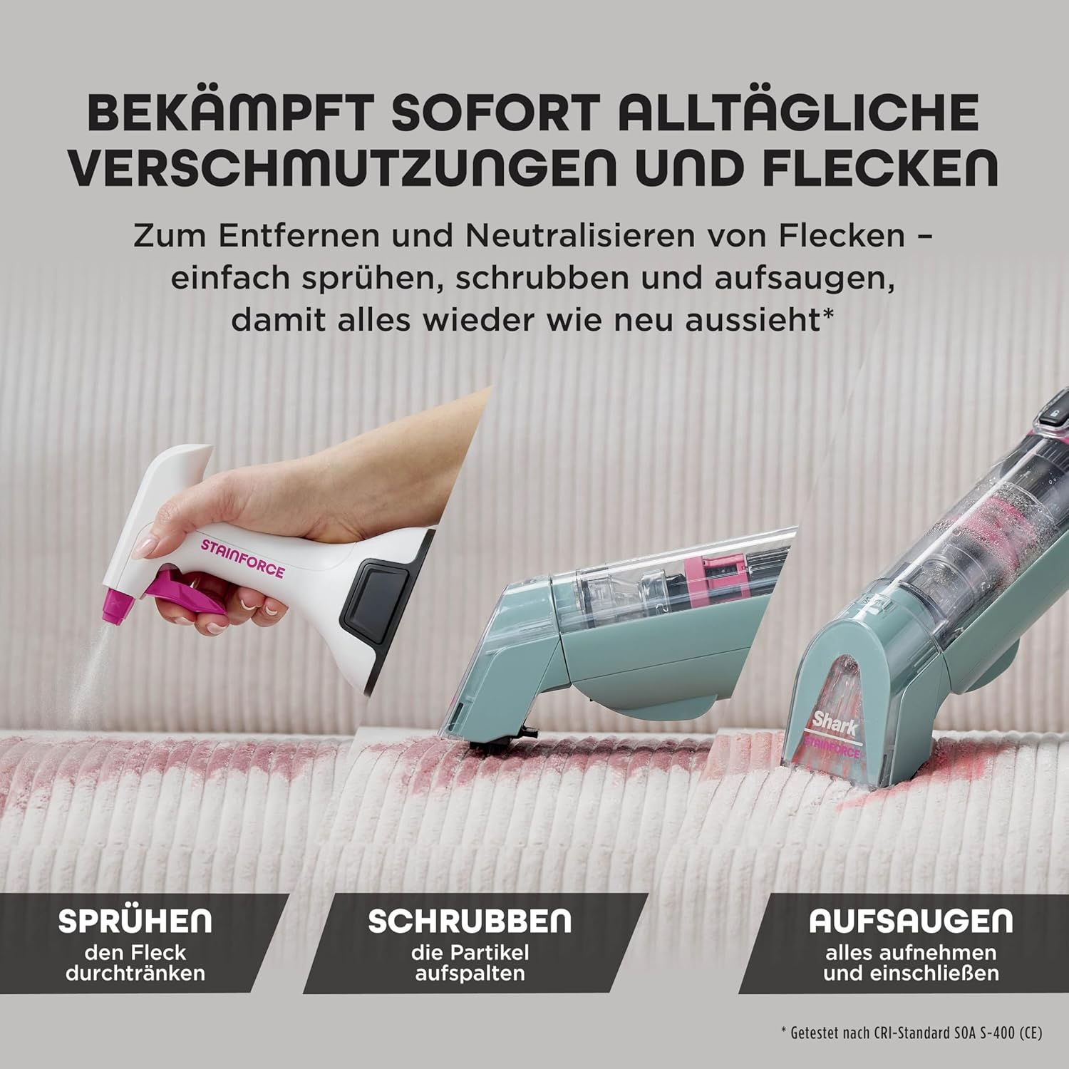 Shark StainForce-Kabelloser Fleckentferner – Bild 6