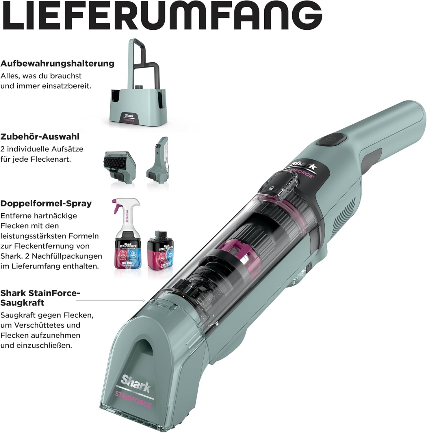 Shark StainForce-Kabelloser Fleckentferner – Bild 9