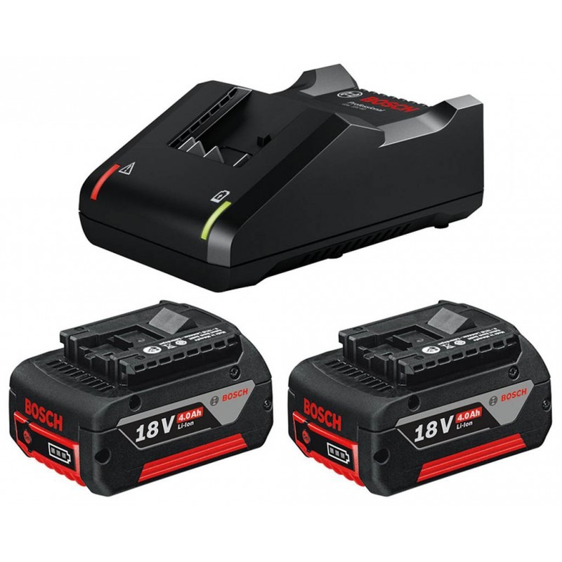 Bosch Starter-Set GBA 18V 4,0Ah + GAL 18V-40 Akku & Ladegerät