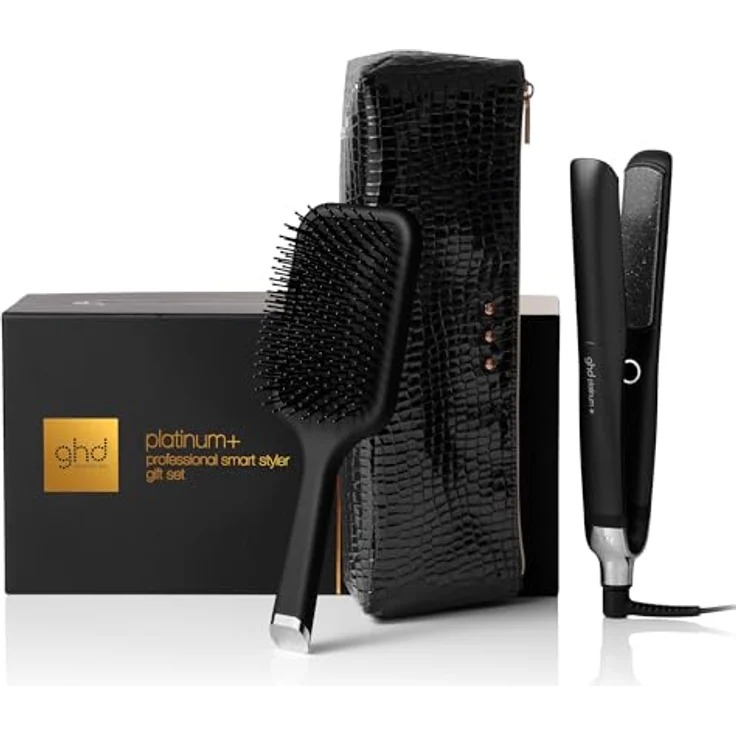 ghd Platinum+ Smart Styler Glätteisen 185°C + Paddelbürste Gift Set