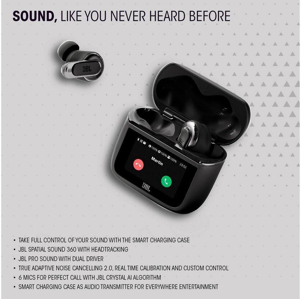 JBL Tour Pro 3 In-Ear Kopfhörer True Wireless ANC LDAC Schwarz – Bild 5