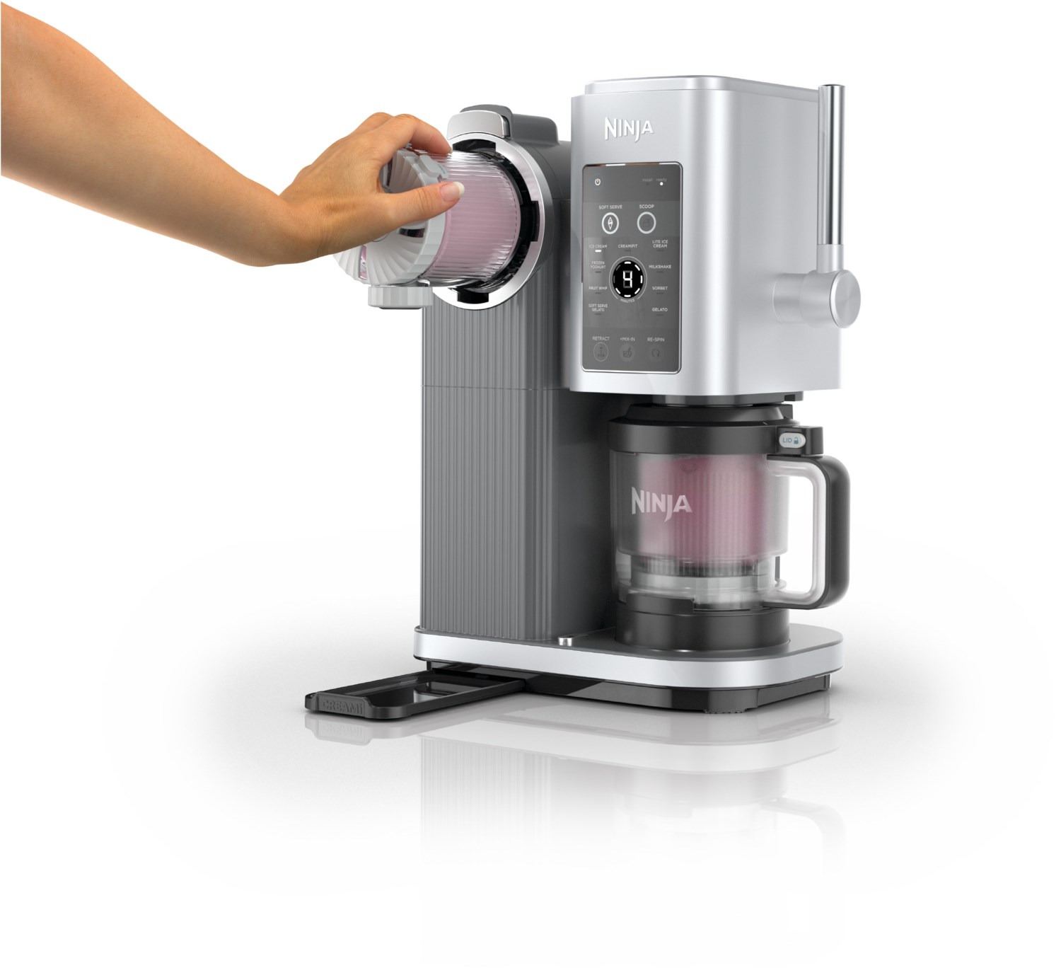 Ninja Creami Scoop & Swirl NC701EU 13-in-1 Softeis-Maschine 800W Silber – Bild 3
