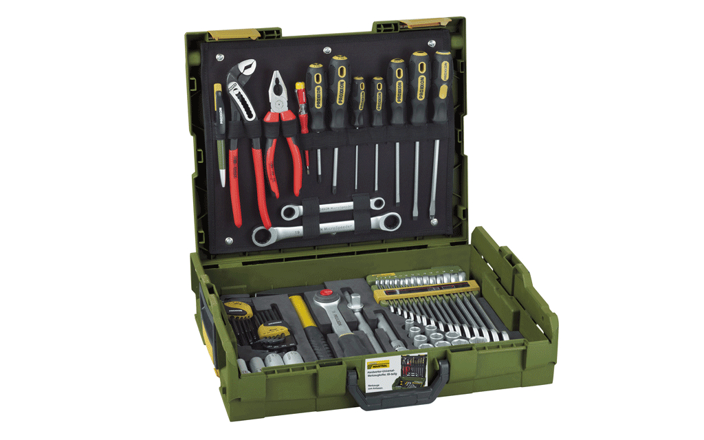 Proxxon Werkzeugkoffer 23660, Handwerker Universal 69-teilig, in L-Boxx 102